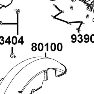 80100-LGR3-E10-N1R FENDER RR. TIRE — diagram cutout