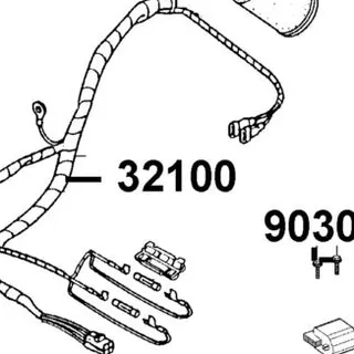 32100-ACB9-M30 HARNESS WIRE — diagram cutout