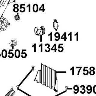 11345-ACB9-E10 DUCT L COVER — diagram cutout