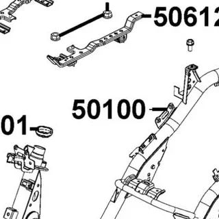 50100-ACB9-E10 BODY COMP FRAME — diagram cutout