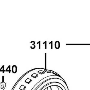 31110-KKE3-C00 FLYWHEEL COMP — diagram cutout