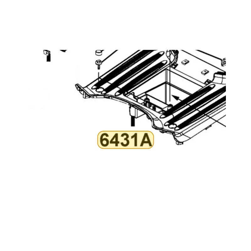 6431A-LGR5-E10-N1R PANEL FLOOR — diagram cutout