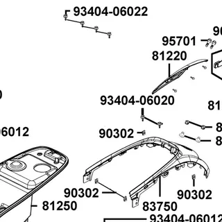 93404-06022-07G BOLT WASHER 6*22 (KG) — diagram cutout