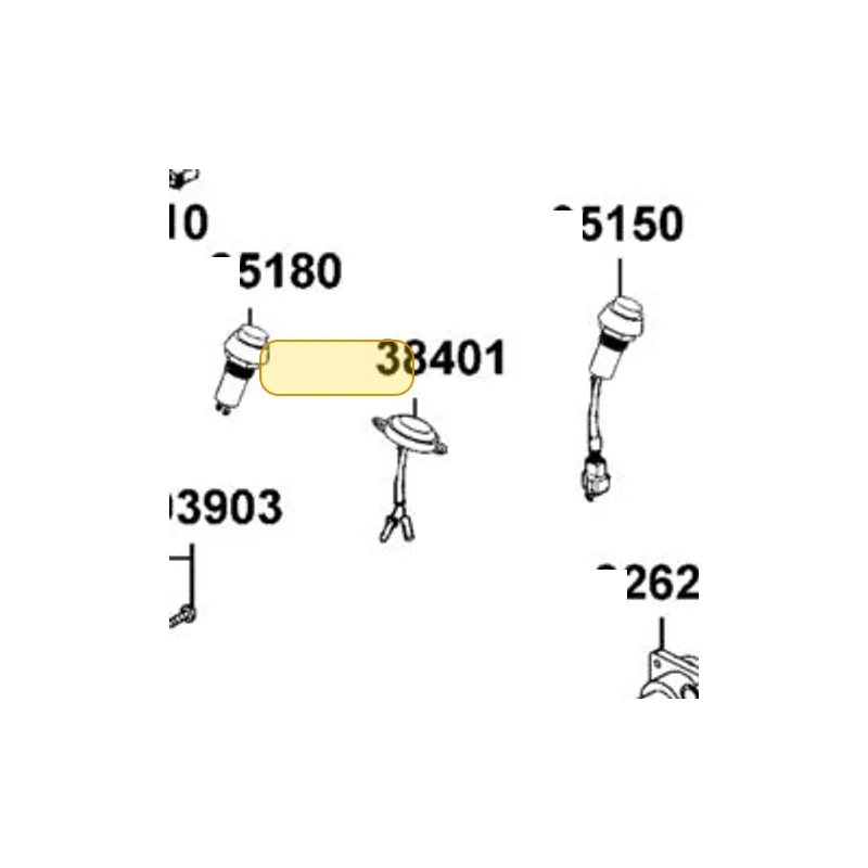 38401-LAE9-C00 BUZZER COMP. ELECTRON — diagram cutout