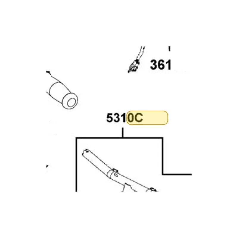 5310C-ABA9-M31 HANDLE ASSY — diagram cutout