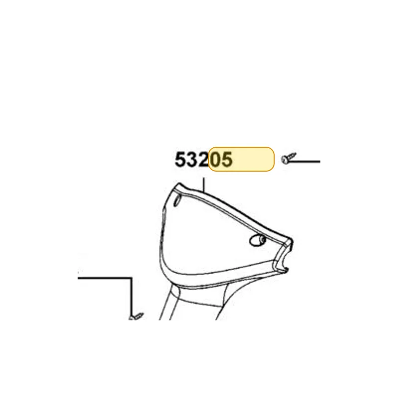 53205-LAE9-E00-N8P OBSOLETE (Bright Silver) — diagram cutout
