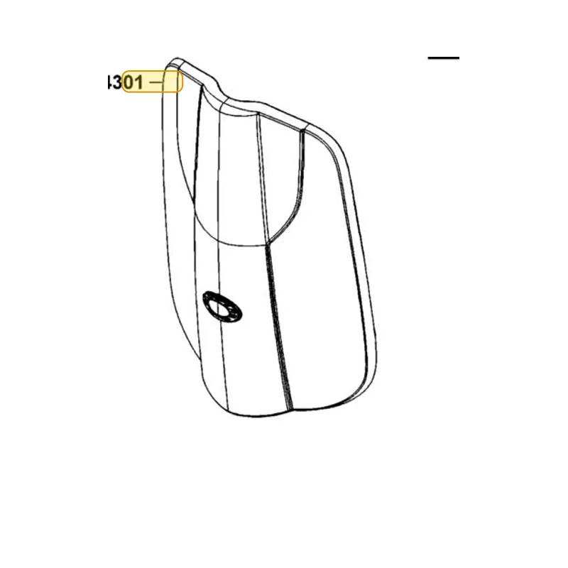 64301-ABA9-M30-D3P COVER FR — diagram cutout