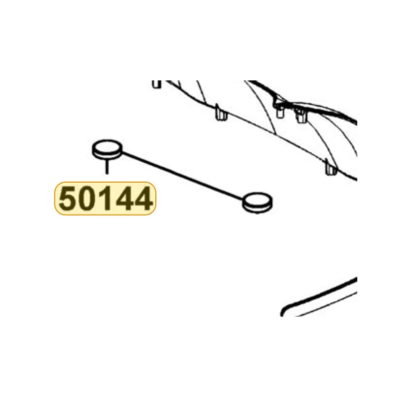 50144-LHD7-900 RUBBER SUPPORT PIPE — diagram cutout