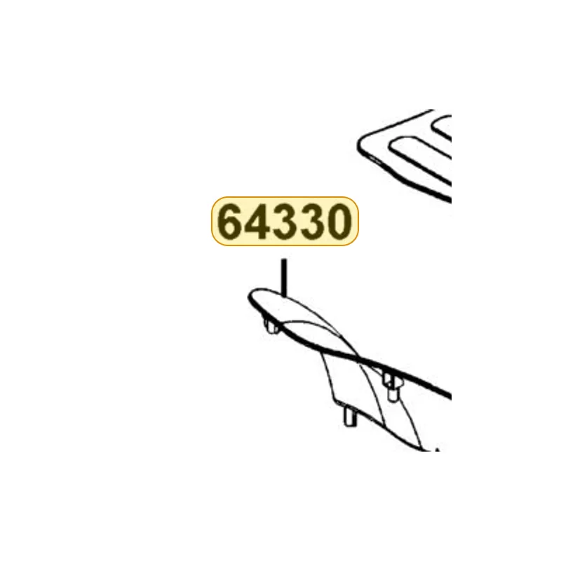64330-LHD7-900-N1R COVER FLOOR (Black) — diagram cutout