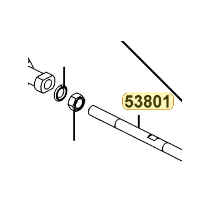 53801-LHD7-900 ROD STEERING — diagram cutout