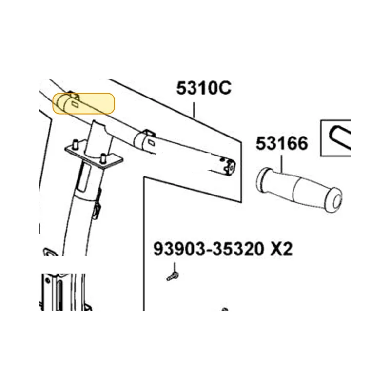 5310C-ABA9-M30 HANDLE ASSY — diagram cutout