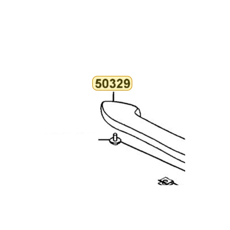 50329-LDE4-E00 GRIP BATTERY COVER — diagram cutout