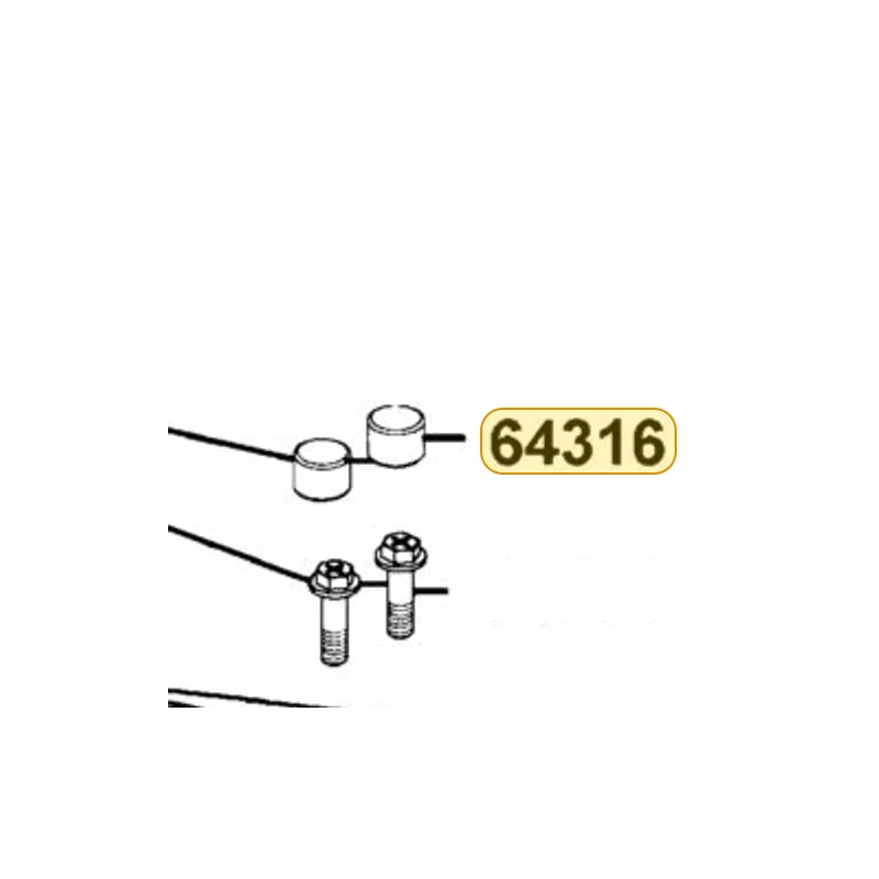 64316-LAE9-E00 PLUG BODY COVER — diagram cutout