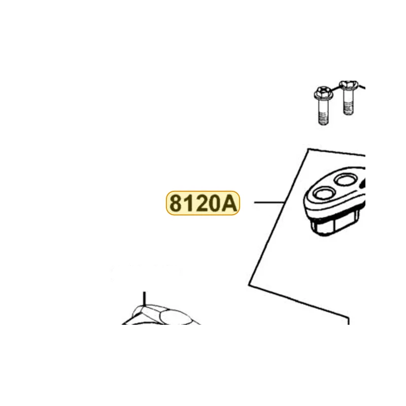 8120A-LHD7-900-N1R RR GRIP ASSY (Black) — diagram cutout