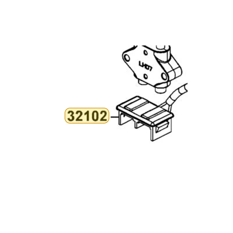 32102-LDE4-C00 SUB. HARNESS B — diagram cutout
