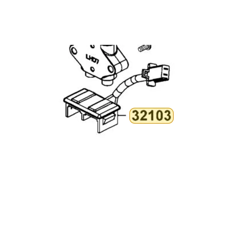 32103-LDE4-C00 SUB HARNESS C — diagram cutout