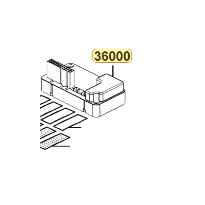 36000-LHD7-M30 ELEC CONTRLLER UNIT — diagram cutout
