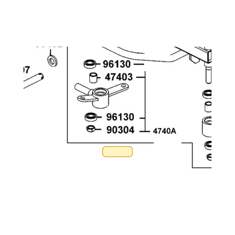 4740A-LHD7-900 SHAFT ASSY RH SWING — diagram cutout