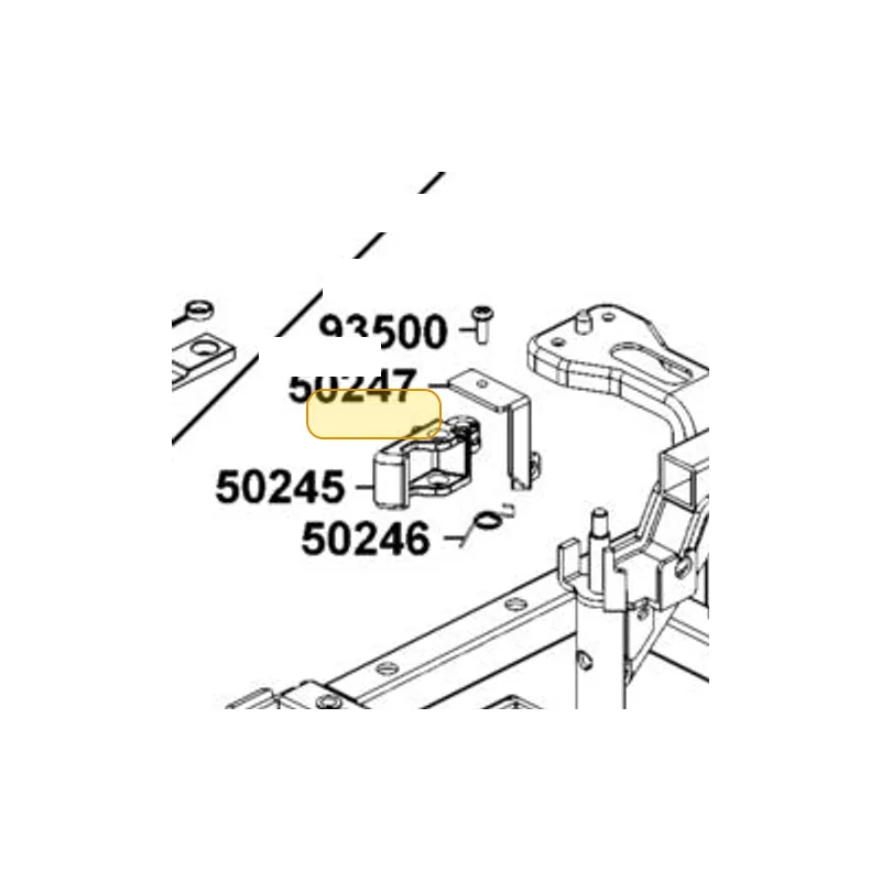 50246-LHD7-900 SPRING RR FRAME LOCK — diagram cutout