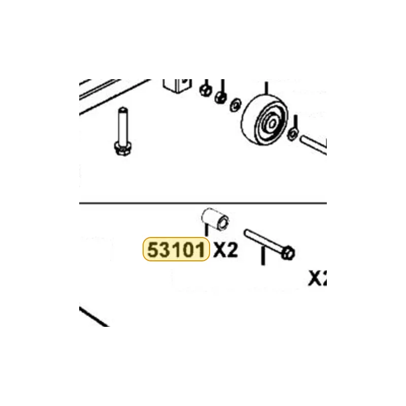 53101-AEF1-E00 COLLAR RR FORK — diagram cutout