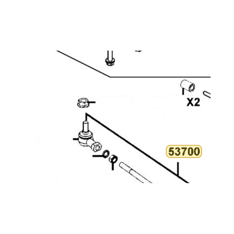 53700-LHD7-900 ROD ASSY SWING ARM — diagram cutout