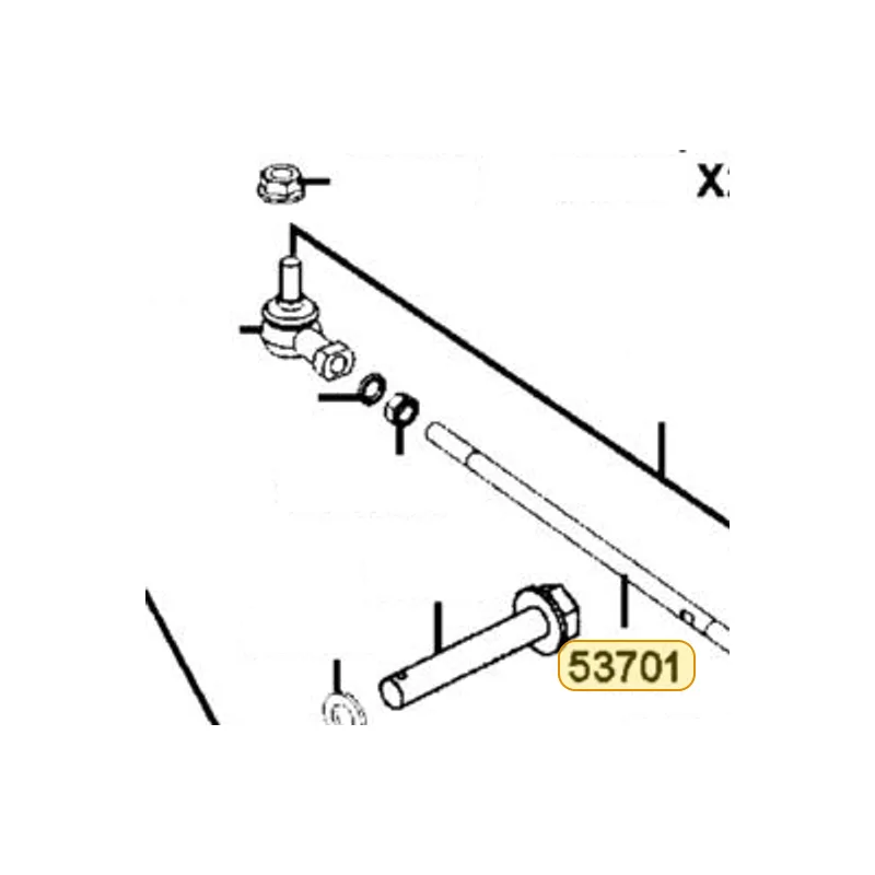 53701-LHD7-900 ROD SWING ARM — diagram cutout