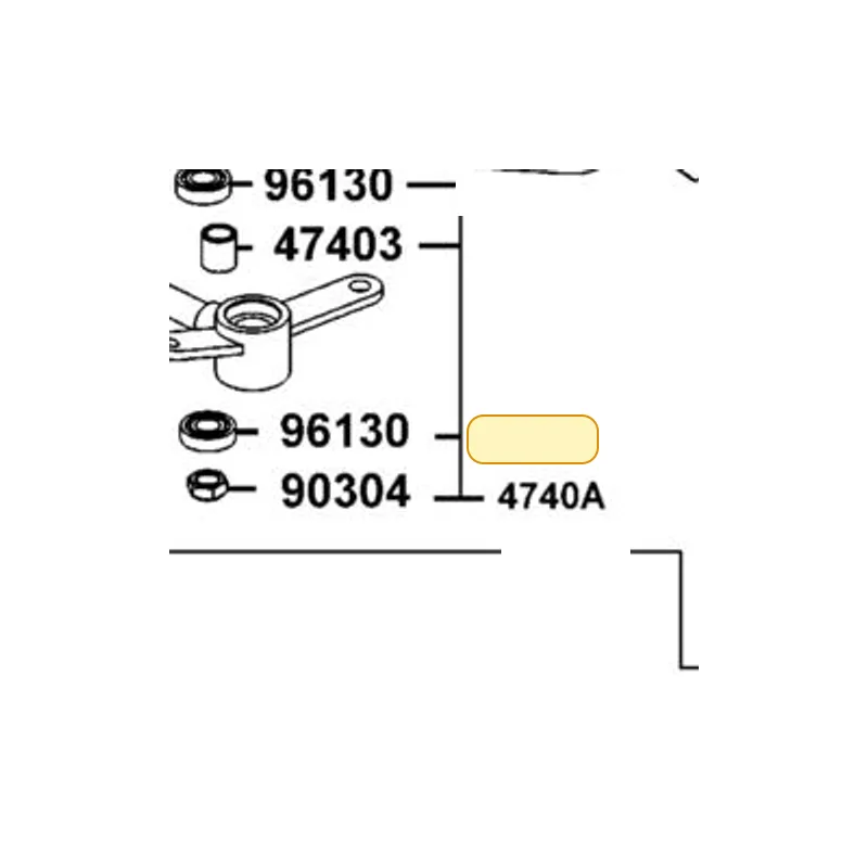 90304-LHD7-900 HEX NUT U 10MM(B) — diagram cutout