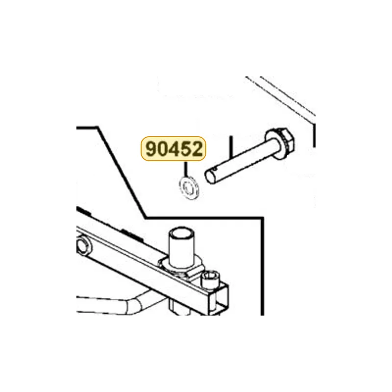 90452-LHD7-900 WASHER — diagram cutout