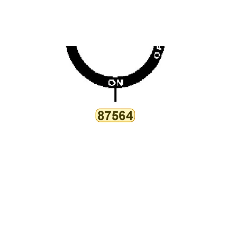 87564-LAE9-E00-T01 LABEL KEY — diagram cutout