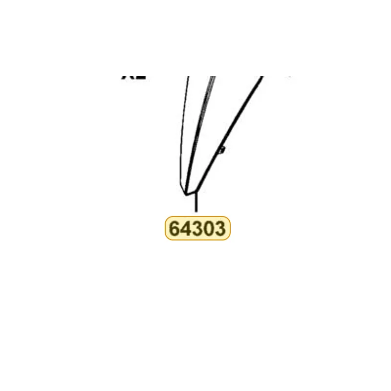 64303-ABA5-E00-N8P COVER FRONT UP (Bright Silver) — diagram cutout