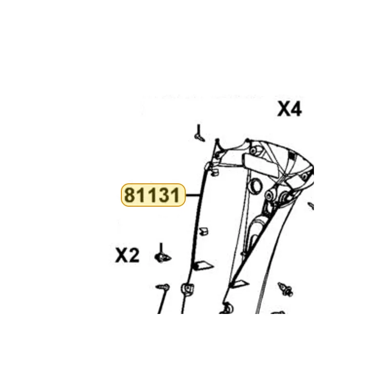 81131-ABA5-E00-N1R LEG SHIELD (Black) — diagram cutout