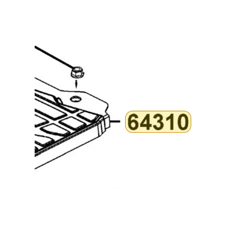 64310-ABA5-E00-N1R PANEL FLOOR (Black) — diagram cutout