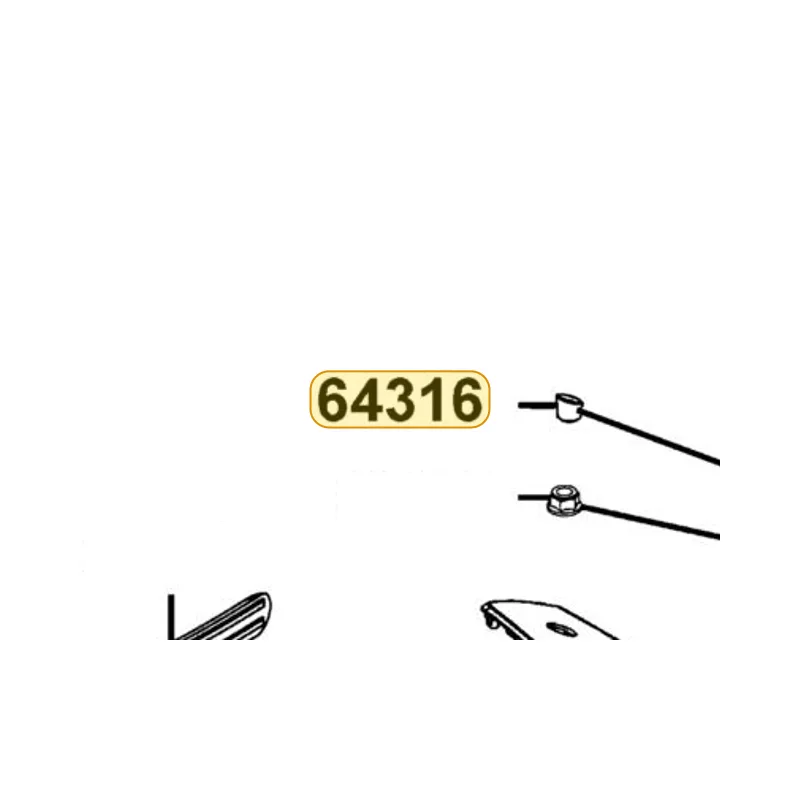 64316-ABA5-E00-N1R PLUG FLOOR (Black) — diagram cutout