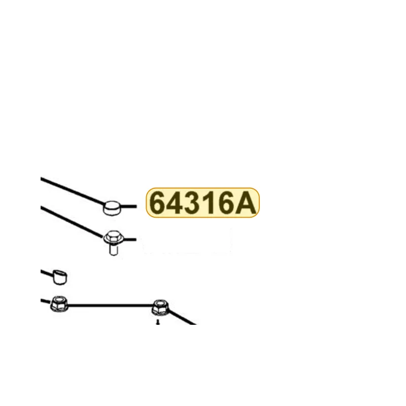 64316-ABA5-E01-N1R PLUG FLOOR (Black) — diagram cutout