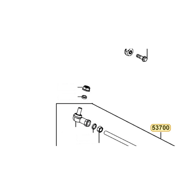 53700-ABA5-E20 ROD ASSY STEERING — diagram cutout