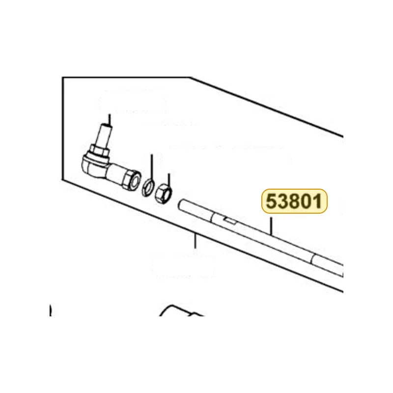 53801-ABA5-E20 ROD STEERING — diagram cutout