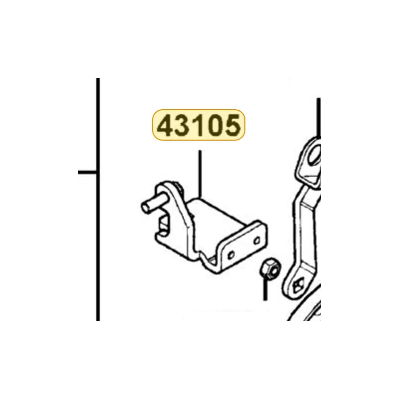 43105-LBE1-920 BRKT LH RR PANEL — diagram cutout