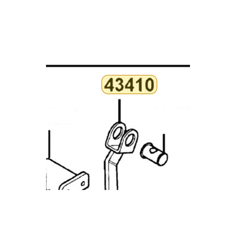 43410-LBE1-920 ARM COMP LH RR BRK — diagram cutout
