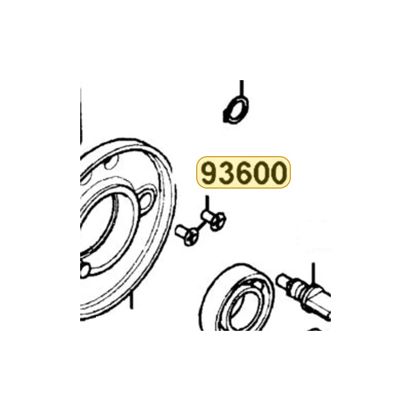 93600-05010-0AG SCREW FLAT 5*10 — diagram cutout