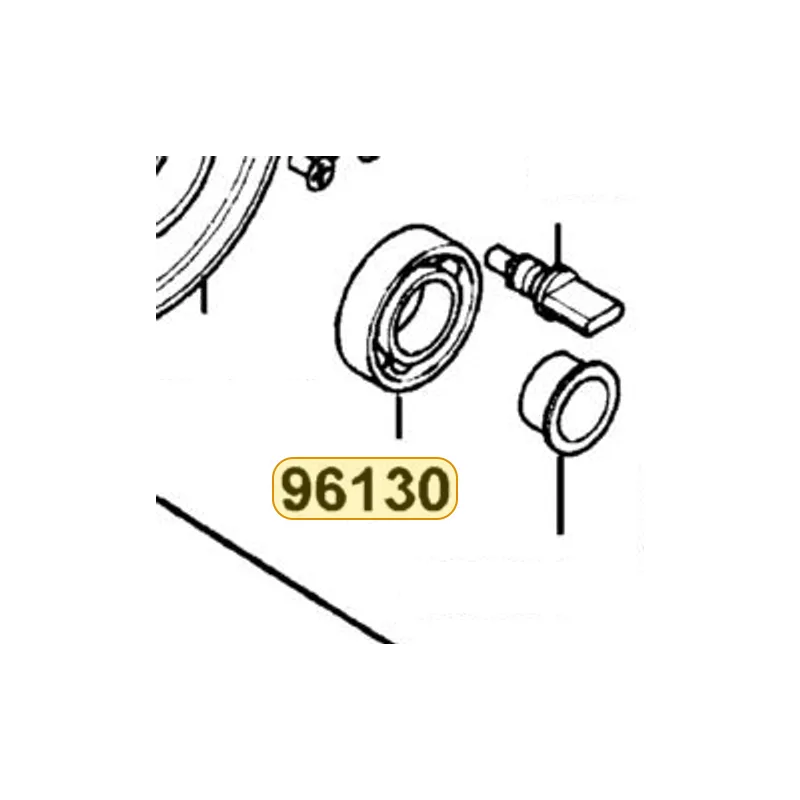 96130-60220-00G BEARING BALL RADIAL 60/22 ZZ — diagram cutout