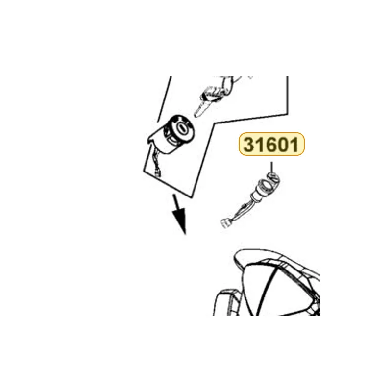 31601-ABA5-E20 SOCKET COMP DC 12V — diagram cutout