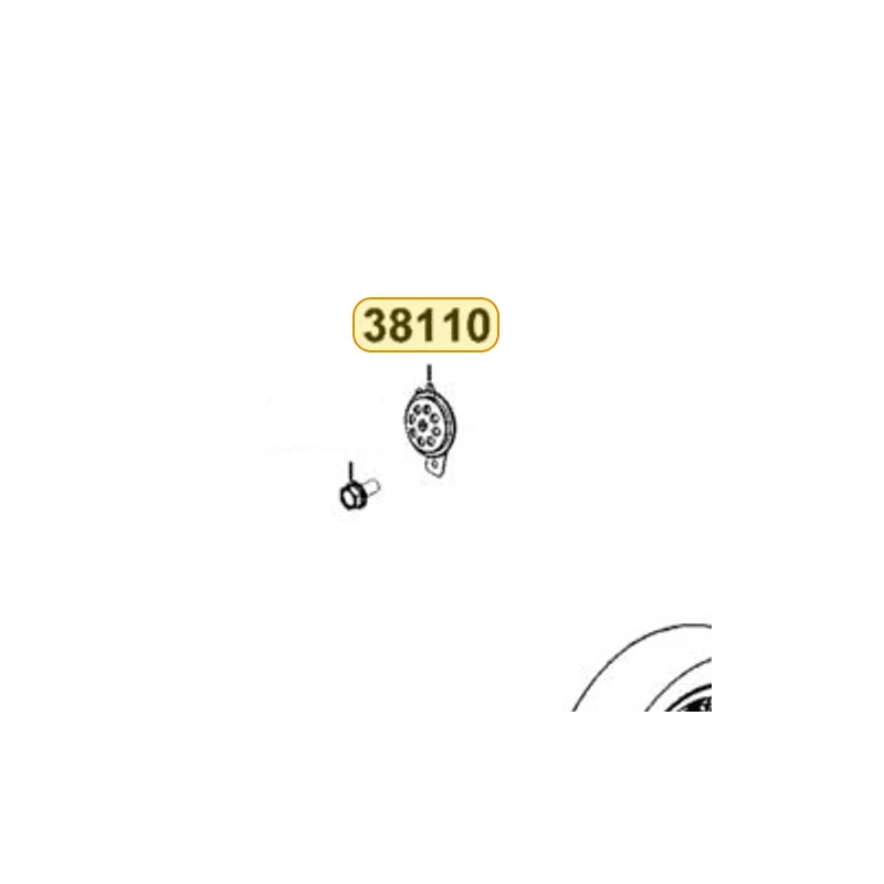 38110-LBA8-E0B HORN COMP — diagram cutout
