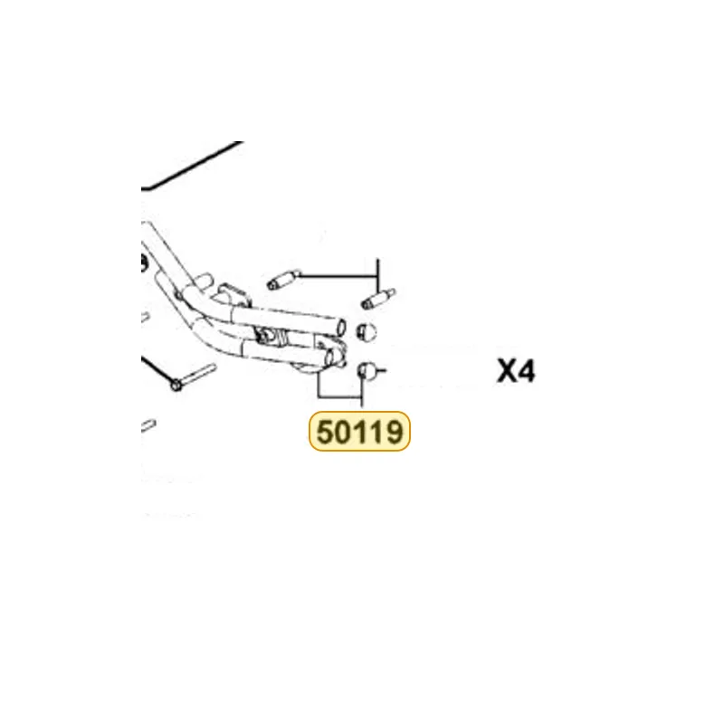 50119-ABA5-E20 PIPE FR GRIP — diagram cutout