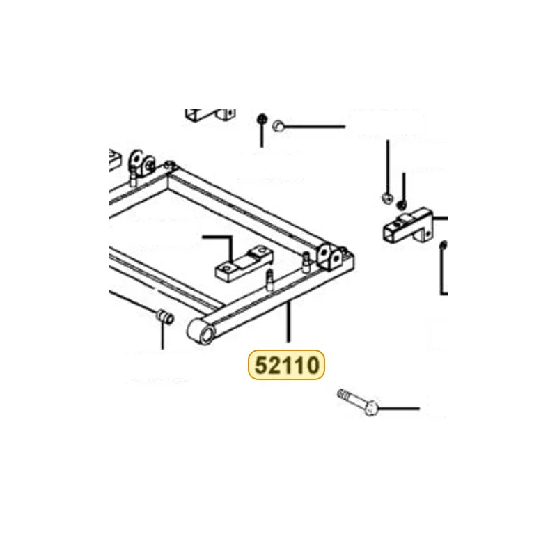 52110-ABA5-E20 FEAR FORK COMP — diagram cutout