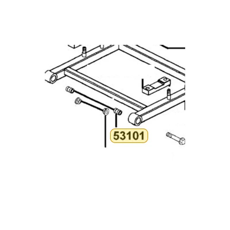 53101-LBE1-900 COLLAR REAR FORK — diagram cutout
