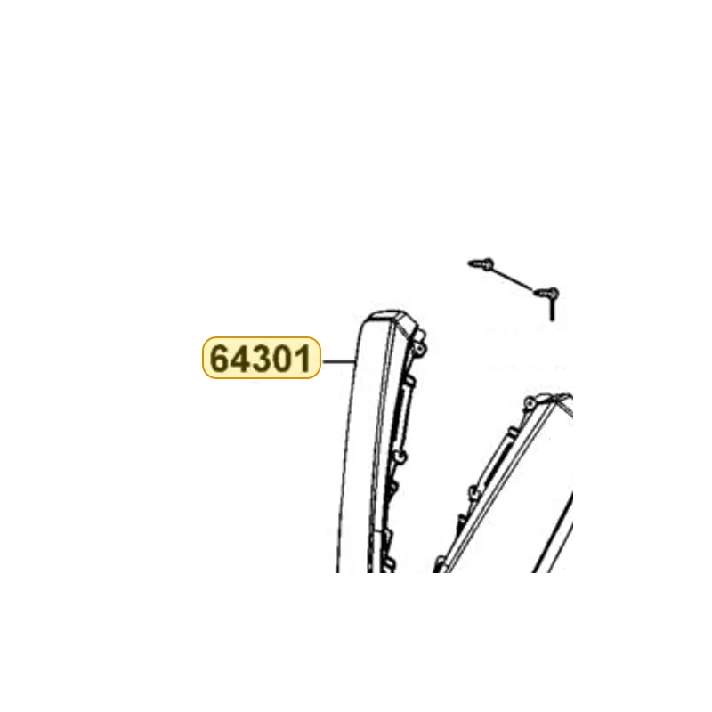 64301-ABA5-E00-R1P COVER FRONT — diagram cutout