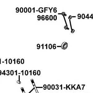 91106-LBA7-900 BRG NEEDLE 20*26*16 — diagram cutout