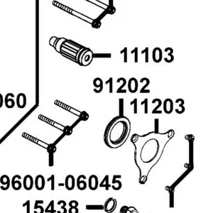 11203-PWB1-900 RETAINER CRANKSHAFT OIL SEAL
