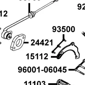 24421-PWB1-900 SPACER SHIFT SENSOR — diagram cutout