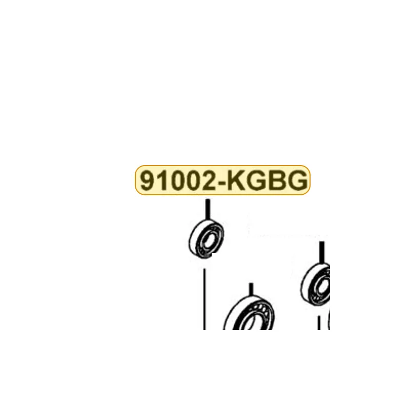 91002-KGBG-90B BRG BALL RADIAL TMB204 — diagram cutout